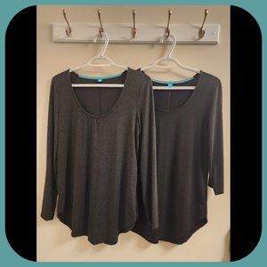 SWEETLEGS || Classic ¾ & Long Sleeve Tops (SIZE S)